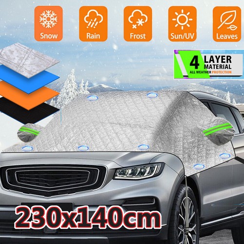 Car windscreen frost - ice, snow